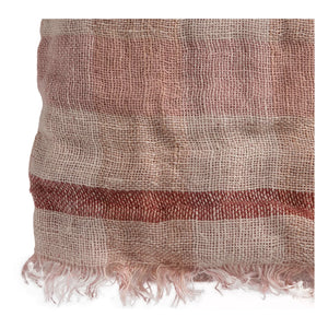 Le Monde Sauvage - Clyde Linen Blanket | Pink