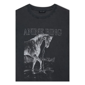 Anine Bing - Lili Horse T-Shirt | Black