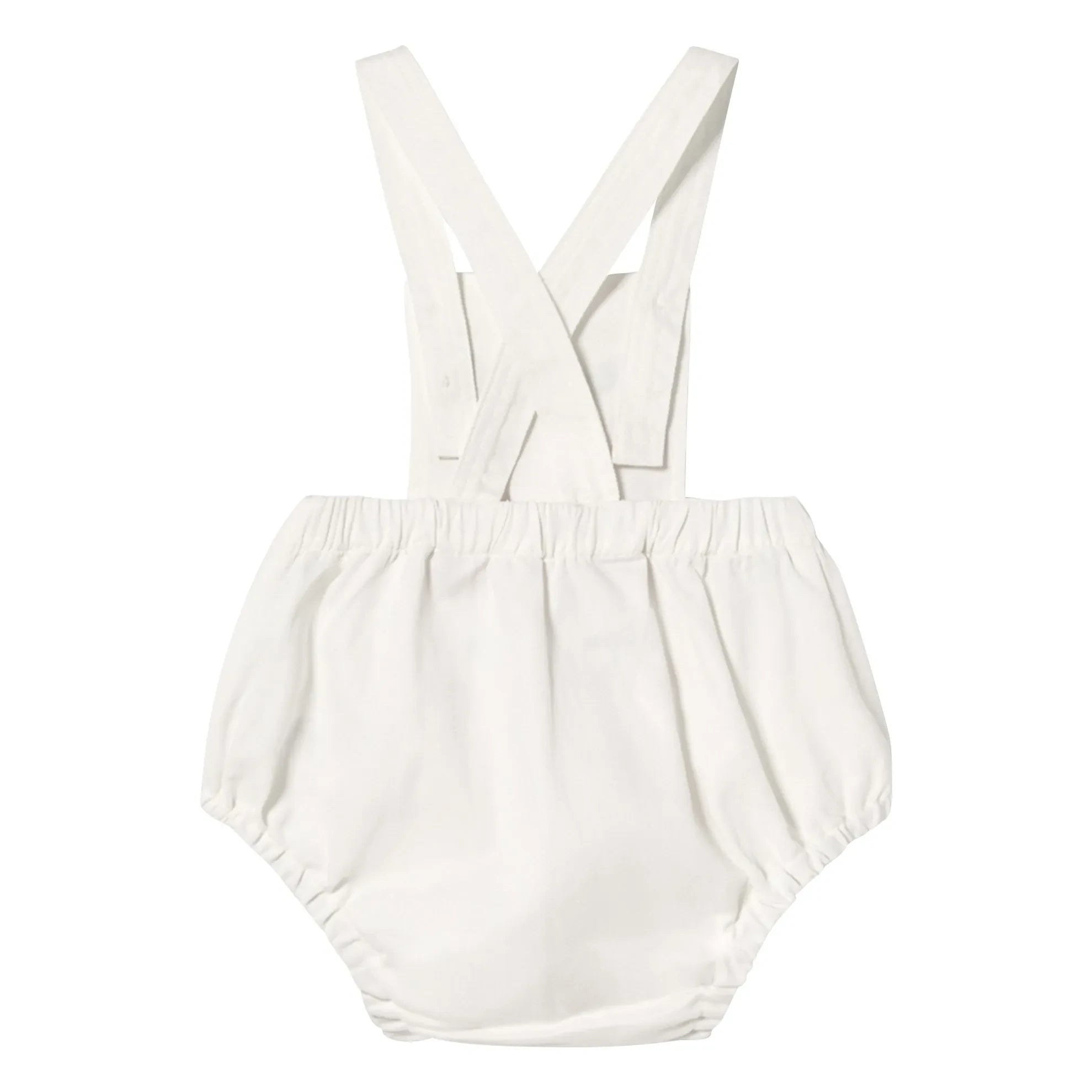 Tinycottons - Cherry Twill Jumpsuit | White