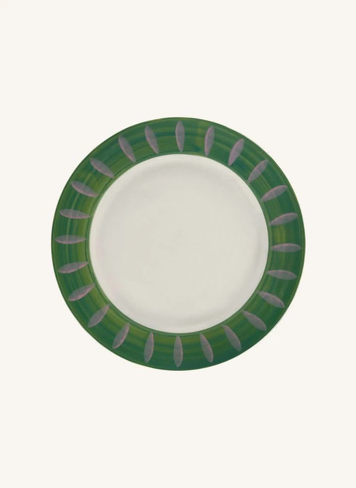 Anna + Nina - Olive Dessert Plate | Green