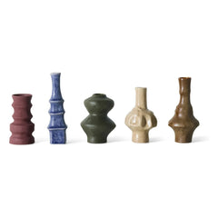HKliving - Palette Ceramic Vases - Set of 5