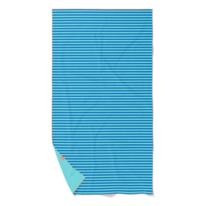 Quut - Circuit microfiber beach towel | Blue