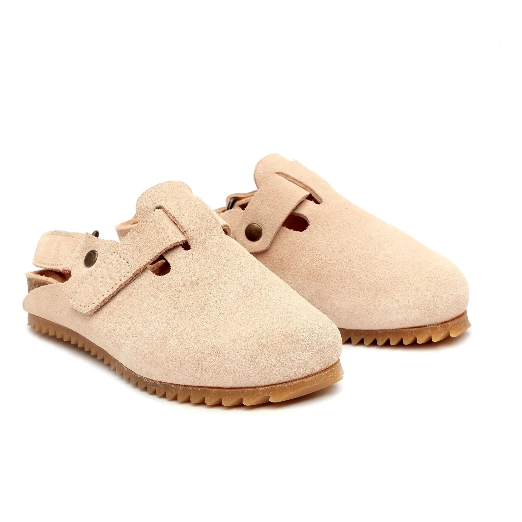 Pèpè - Scratch Suede Slippers | Beige