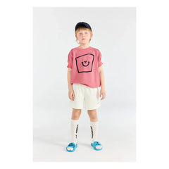 The Animals Observatory - Pink Short-Sleeve Sweater