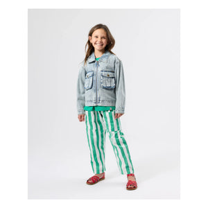 Goldie + Ace - Striped Pocket Pants | Green