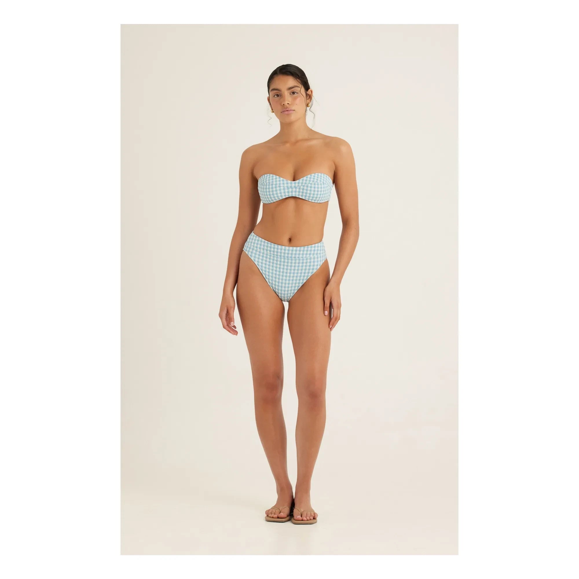 Peony - Vichy Mayo Bottom | Blue