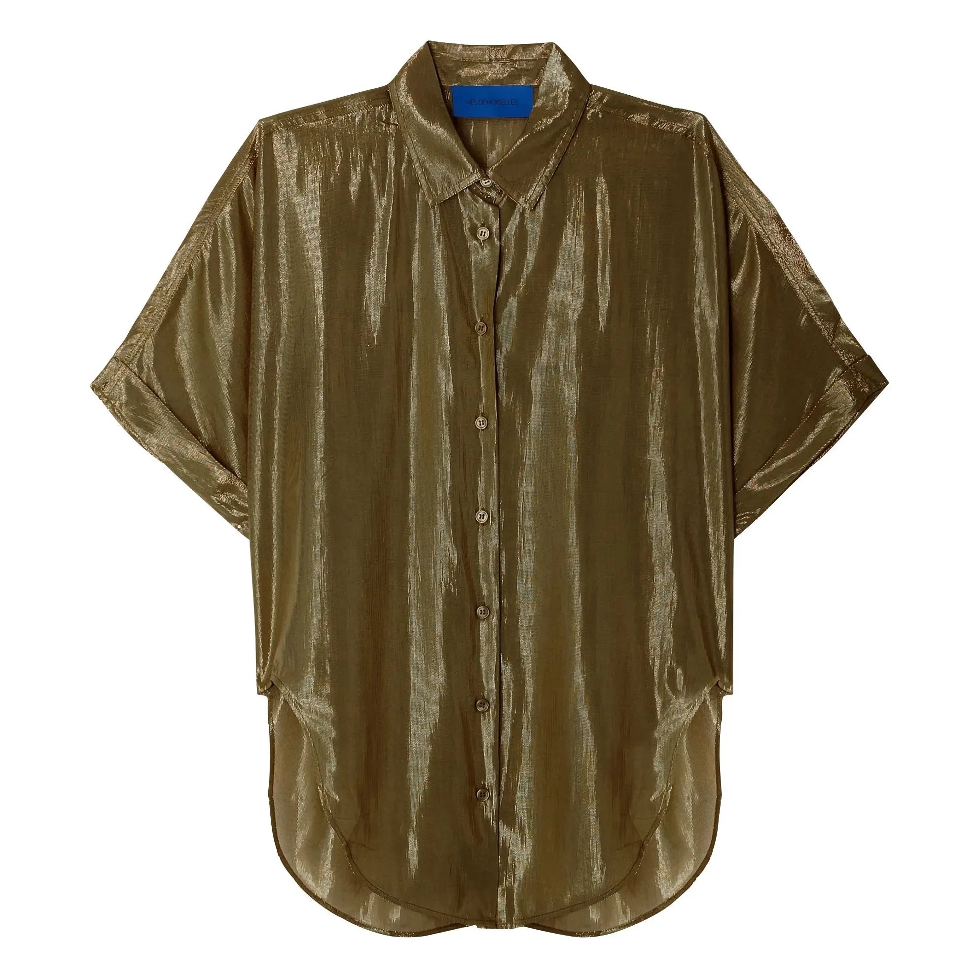 Mes Demoiselles - Light Metallic Blouse | Gray