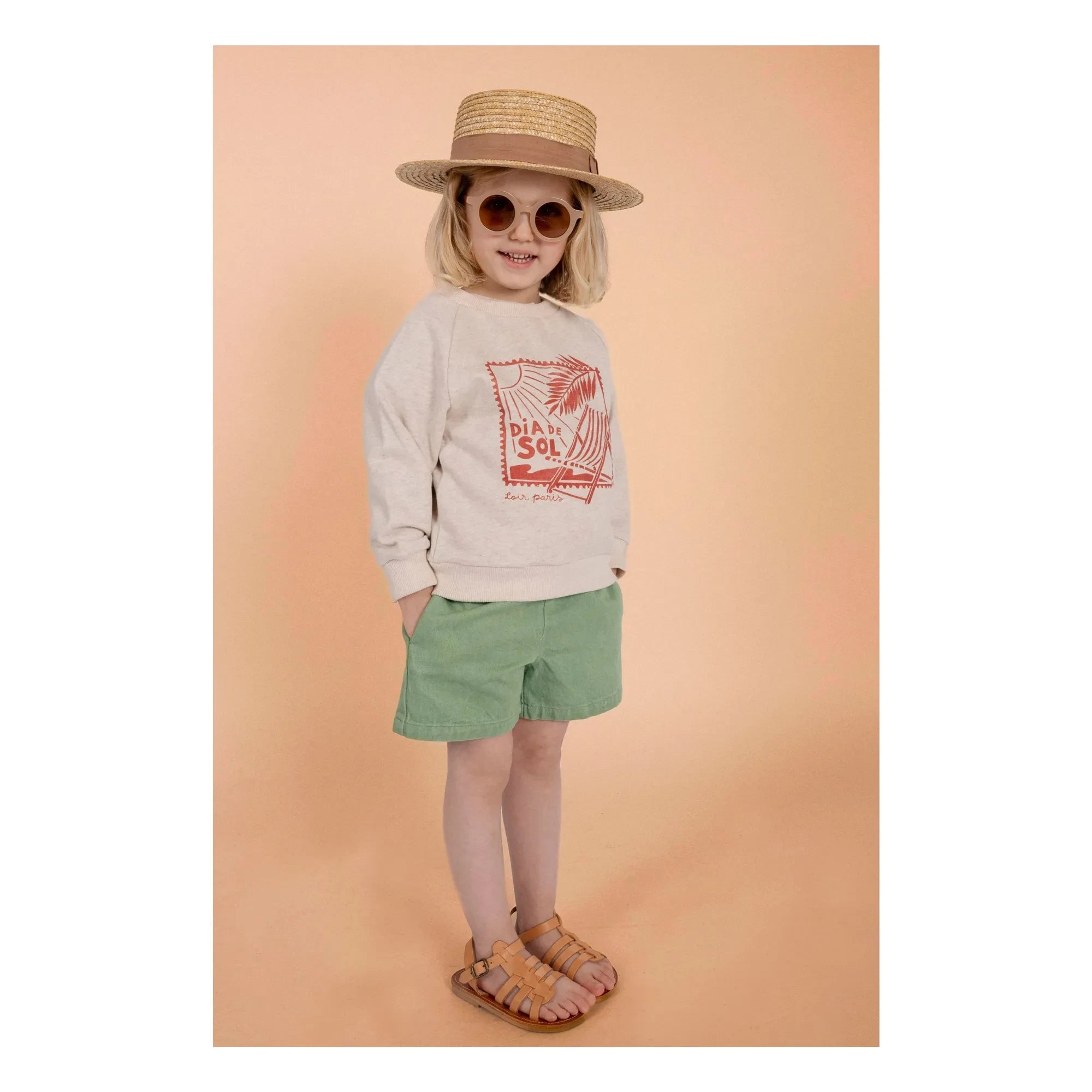 Loir - Sweat Dia Del Sol Chiné | Ecru