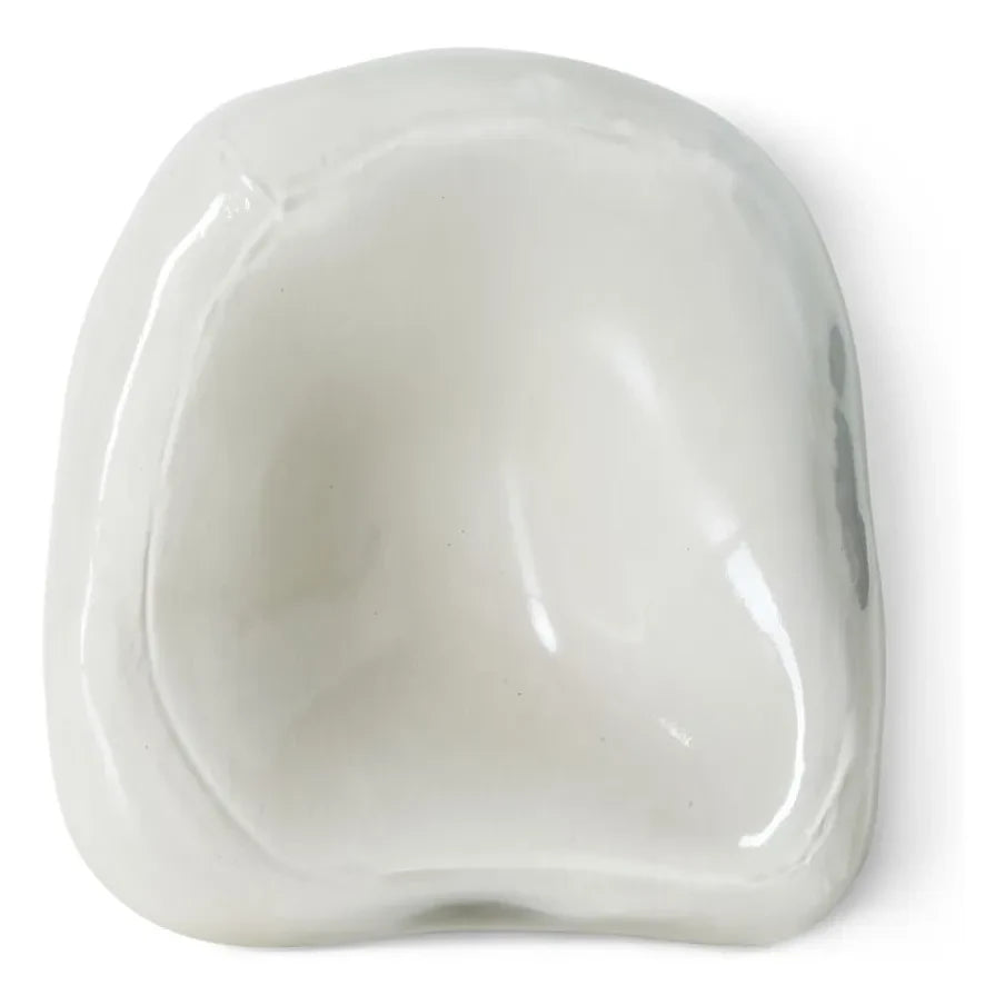 HKliving - Cloudy glass wall art | Gris galet