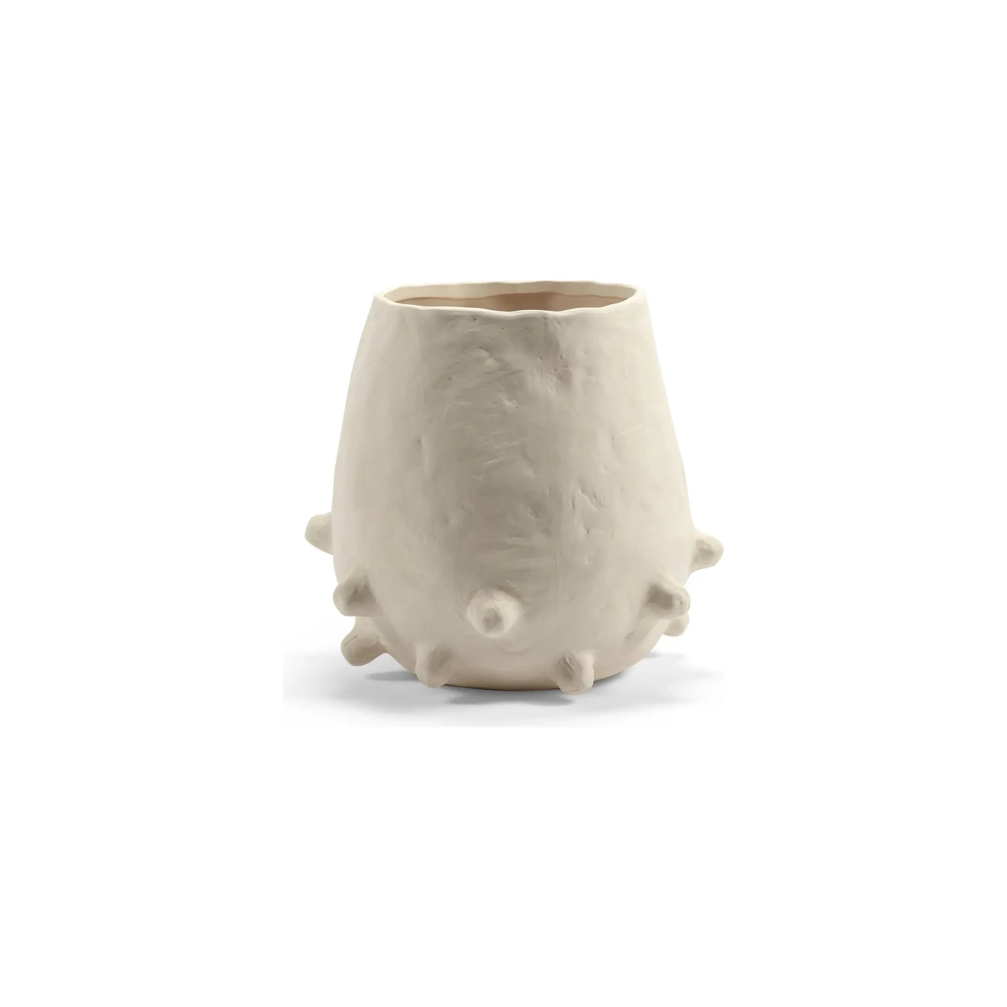 Serax - Molly Stone Ceramic Plant Pot Cover | Cream