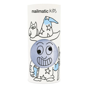 Nailmatic Kids - Merlin Glitter Nail Polish - 8 ml | Blue