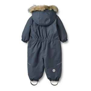 Wheat - Nicki Recycled Fiber Ski Suit | Navy Blue