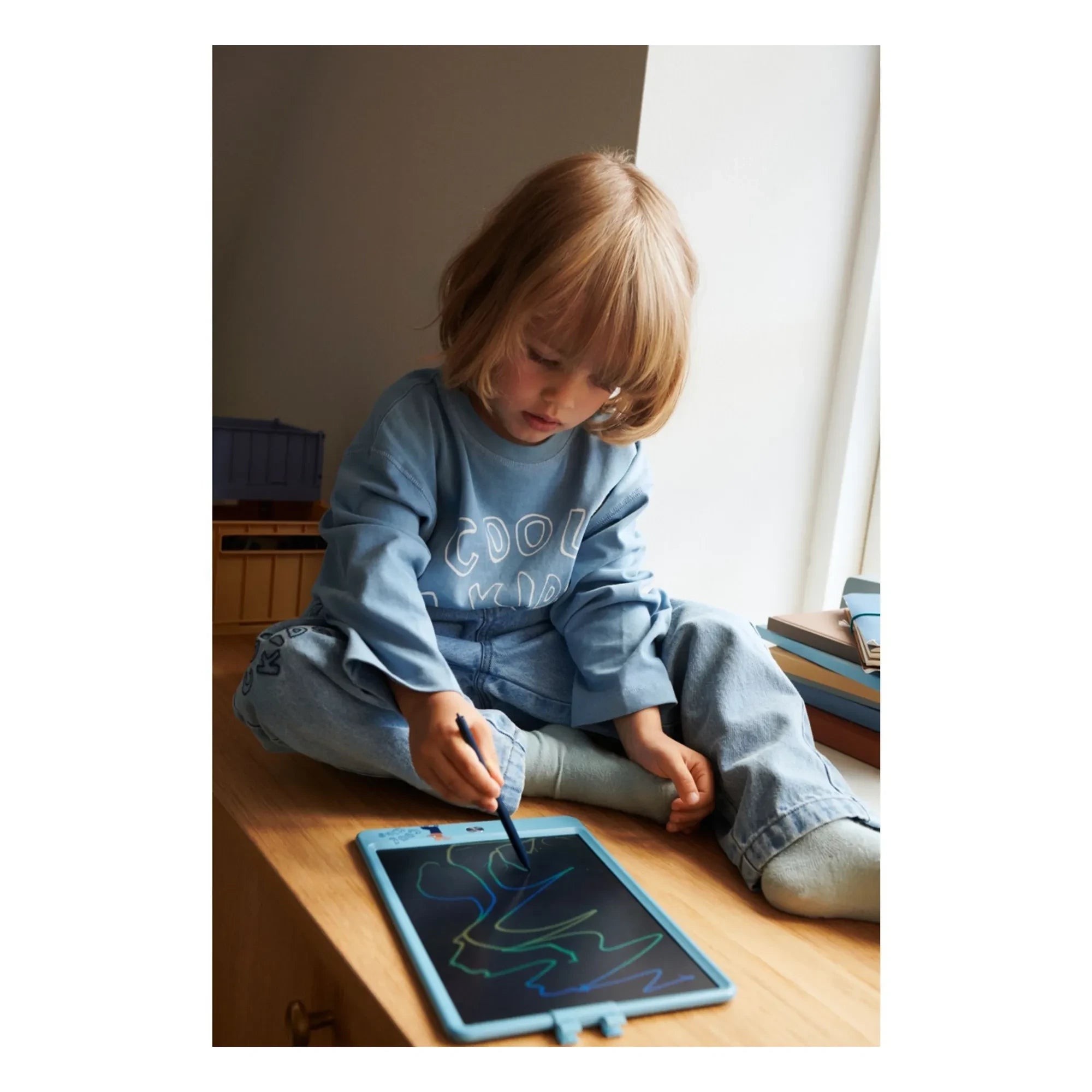 Liewood - Zora Magical Writing Board | Tiger/Beach Blue