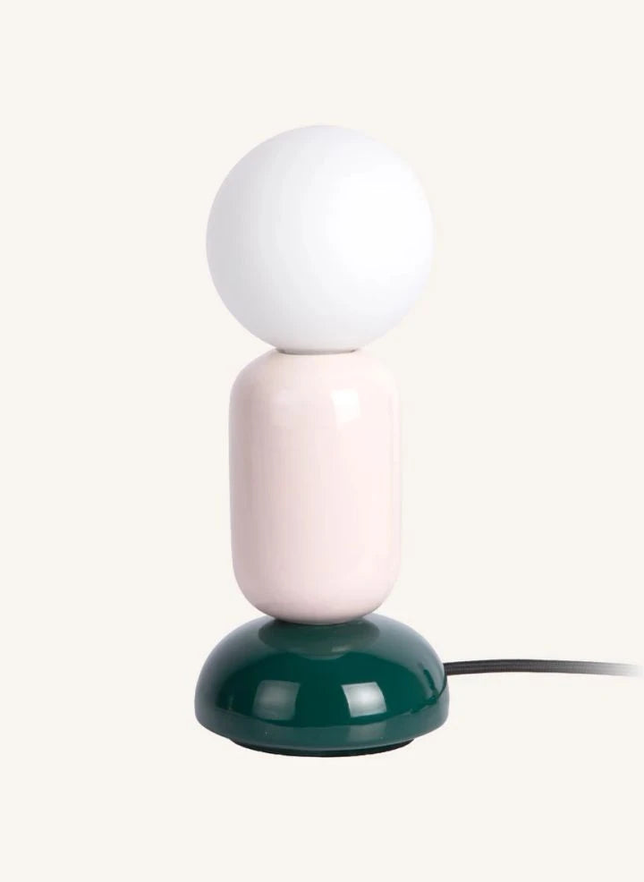 Present Time - Firenze Tube Table Lamp | Forest Green
