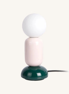 Present Time - Firenze Tube Table Lamp | Forest Green