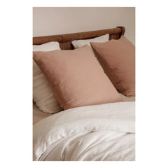 Communauté de biens - Washed Linen Pillowcase | Dusty Pink