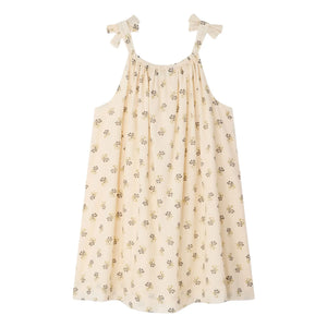 Bonpoint - Eloise Fleurie Organic Cotton Dress | Ecru