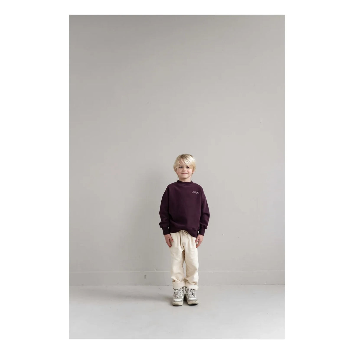 Jenest - JNST organic cotton sweatshirt | Burgundy