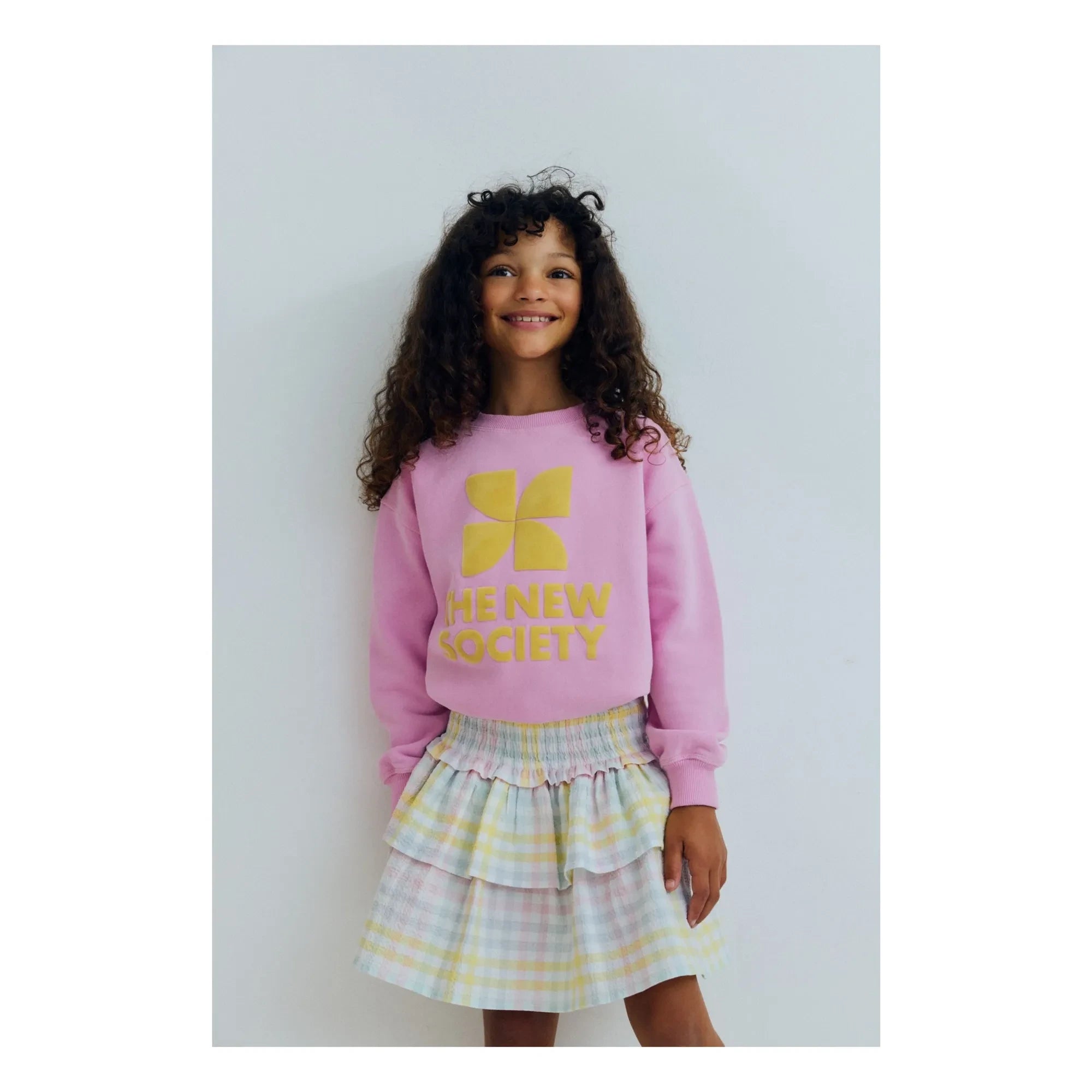 The New Society - TNS Logo Sweatshirt | Pink