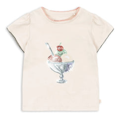 Konges Sløjd - Famo Ice Organic Cotton T-shirt | Ecru