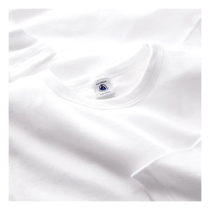 Petit Bateau - 2-Pack Organic Cotton Long Sleeve T-Shirt Set | White