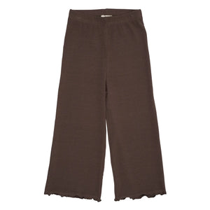 Copenhagen Colors - Wide-Leg Modal Pants | Dark Brown
