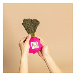 The Furry Folks - Beetroot scratching toy | Pink