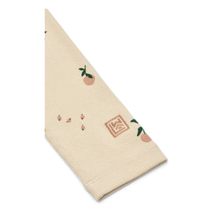 Liewood - Marien Peach Organic Cotton Ribbed Leggings | Beige