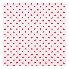 Petit Bateau - Cœurs Organic Cotton Changing Pad | White