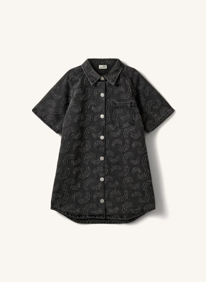 Sofie Schnoor - Mayasy Shirt Dress | Charcoal grey