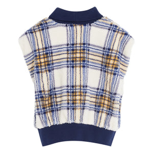 Bellerose - Anne Carreaux Sleeveless Sweater | Ecru