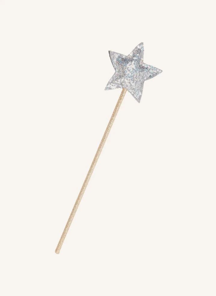 Mimi & Lula - Sparkly Fairy Wand | Silver