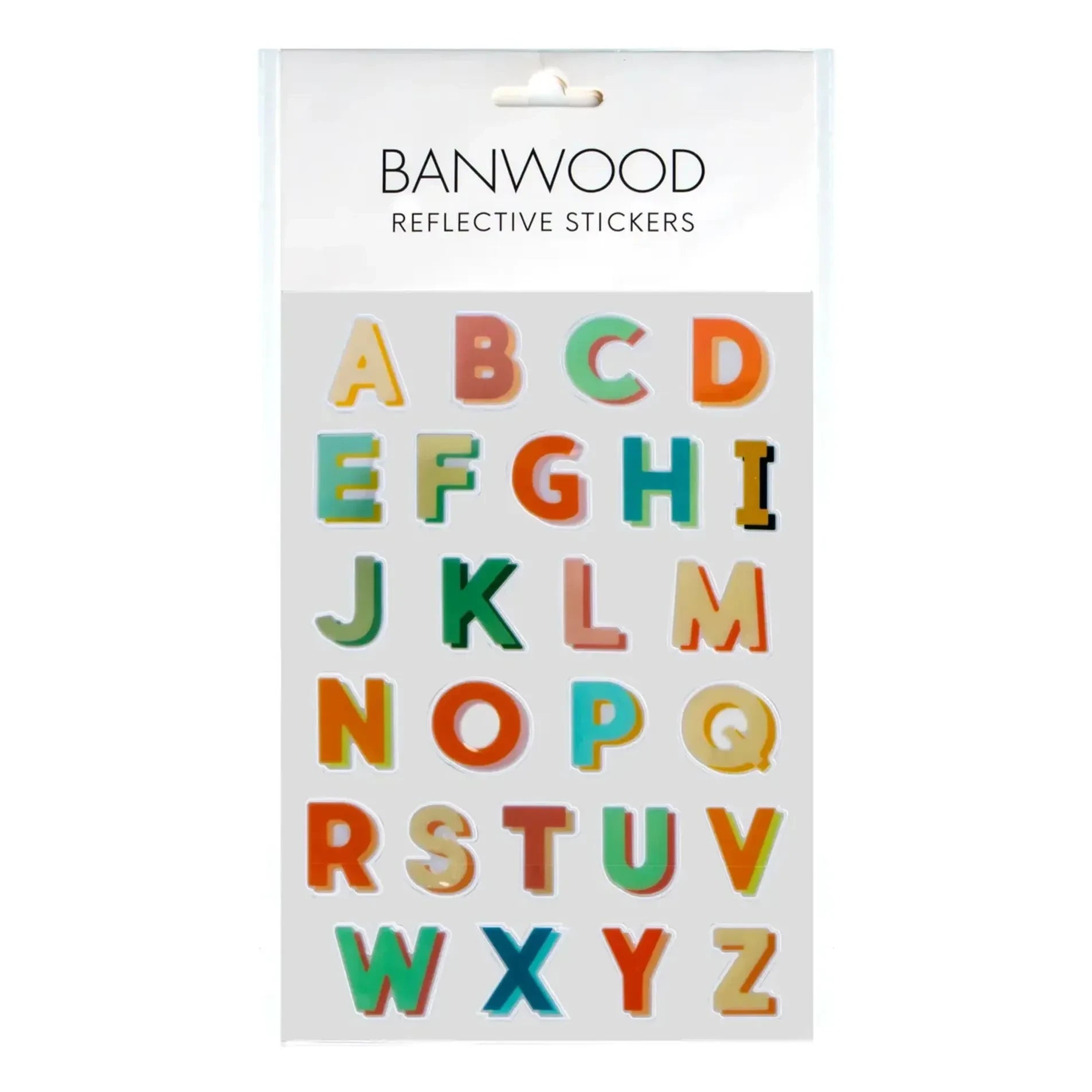 Banwood - Reflective Stickers - Alphabet