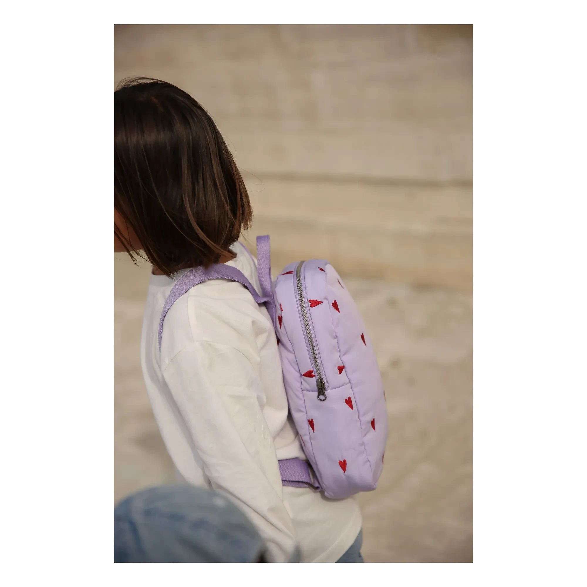 Studio Noos - Puffy Heart Backpack | Lilac
