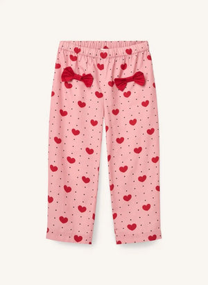 Copenhagen Colors - Organic Cotton Heart Pants | Pink