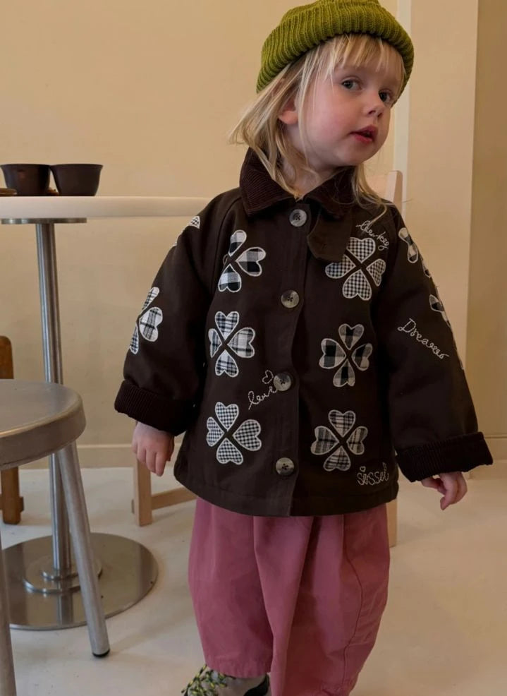SISSEL EDELBO - Lilibeth Organic Cotton Jacket - Kids Collection | Brown