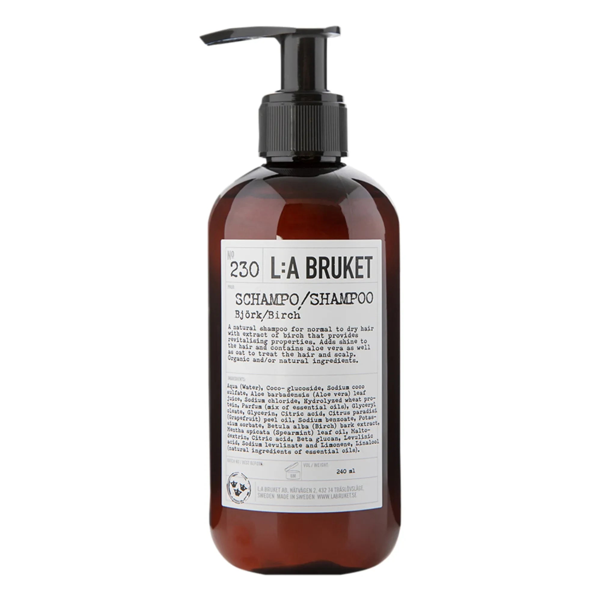 L:A BRUKET - 230 Birch Shampoo 240 ml