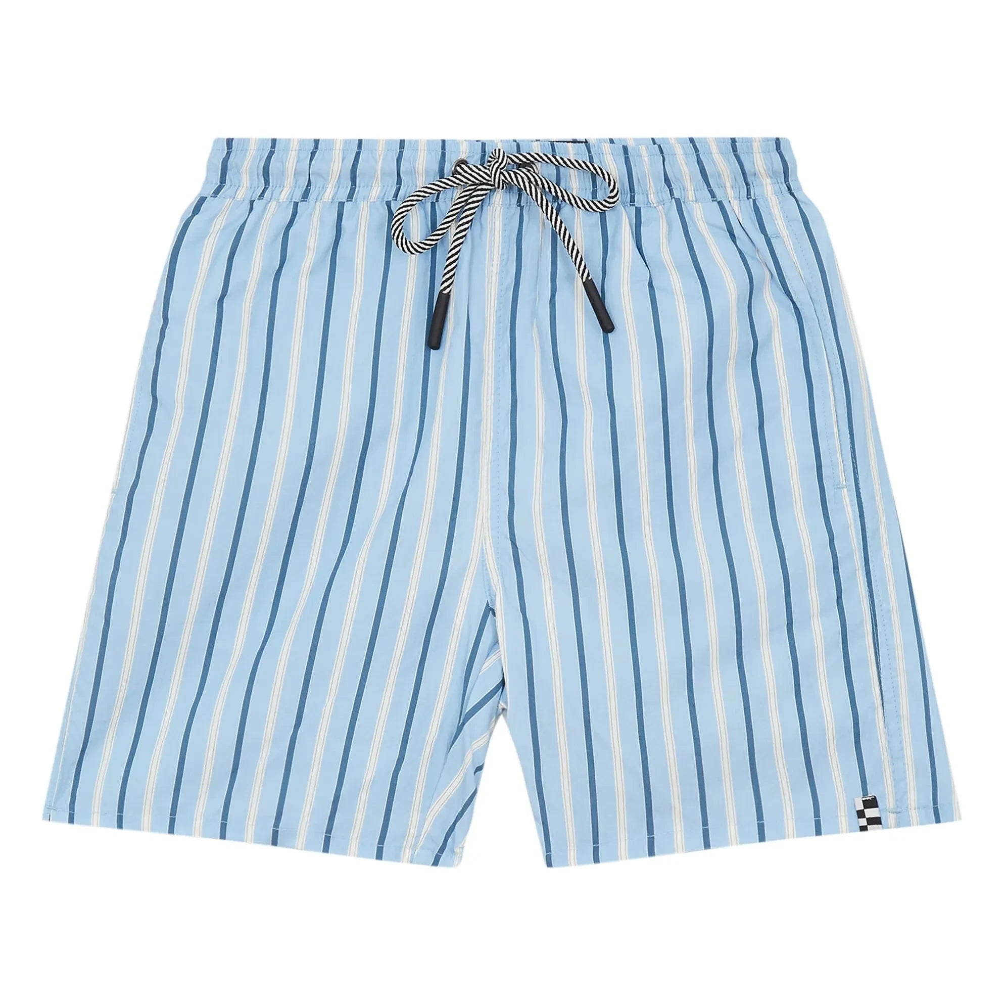Finger in the nose - Freeboy Striped Swim Shorts | Blue