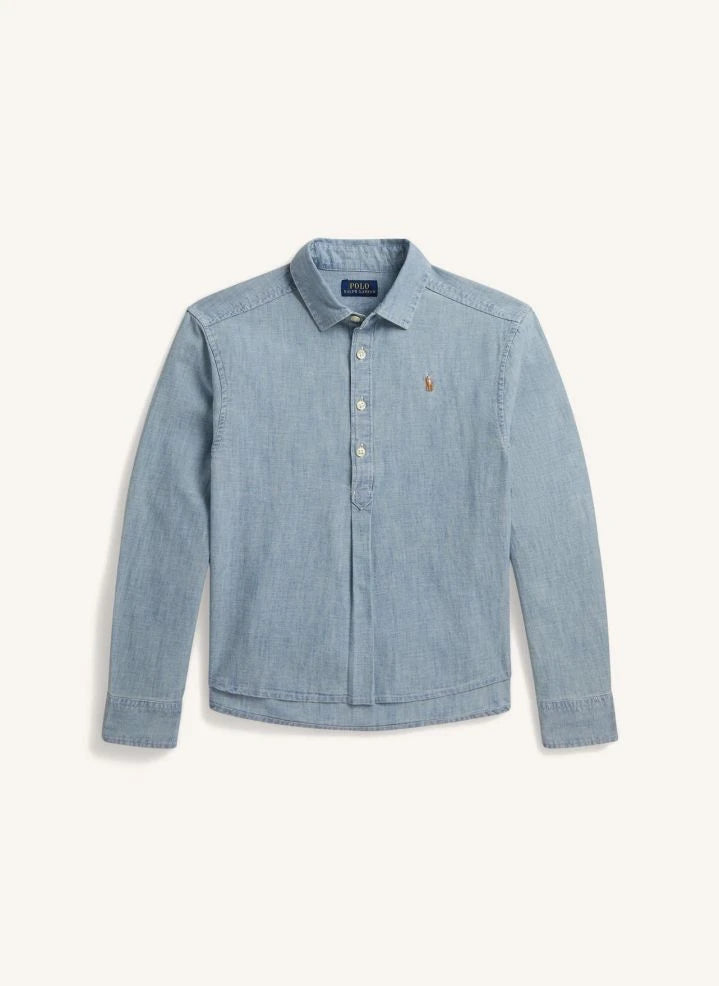 Ralph Lauren - 4-Button Logo Shirt | Blue
