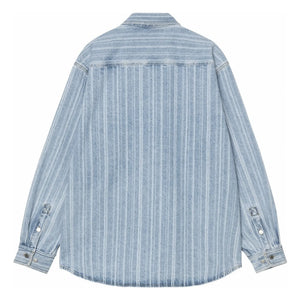 Carhartt WIP - Rylan Hampton Çizgili Overshirt | Açık renk kot