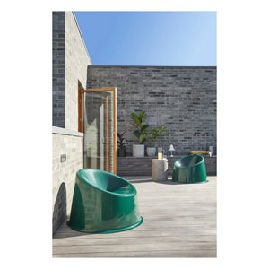 Verpan - Panto Pop Outdoor Lounge Chair | Dark Green