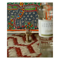 Doing Goods - Jana Handmade Matte Rice Card Holder | Gold