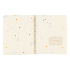 Nobodinoz - Travel Baby Changing Mat Mozart Opera Orange Cherries | Beige