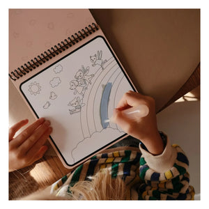Mushie - Fées Reusable Coloring Book | Pink