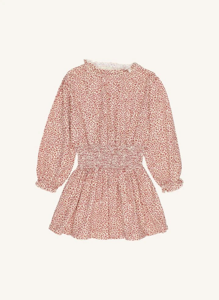 Búho - Gathered Smock Dress | Burgundy