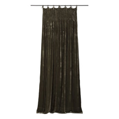 Le Monde Sauvage - Istanbul Khaki Silk Velvet Curtain