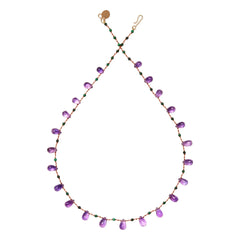 Ivarene - Youngtown Drops & Beads Necklace | Amethyst
