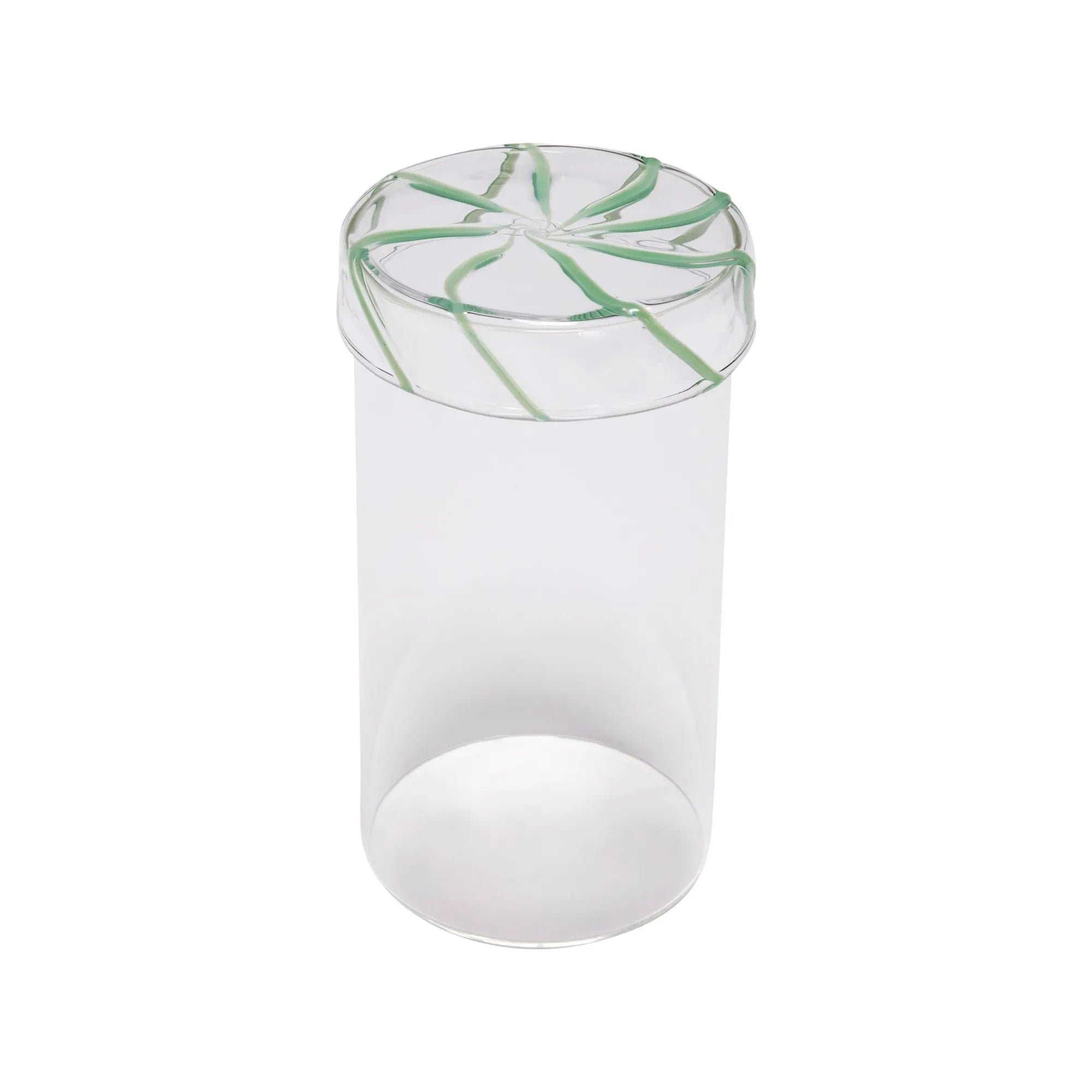 Hübsch - Heir Glass Jar | Green