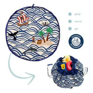 Play and Go - Noomad Outdoor Bag / Mat - Pirate | Blue