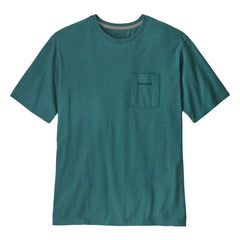 Patagonia - Boardshort Logo Responsibly Geri dönüştürülmüş lifler T-shirt | Turquoise Blue